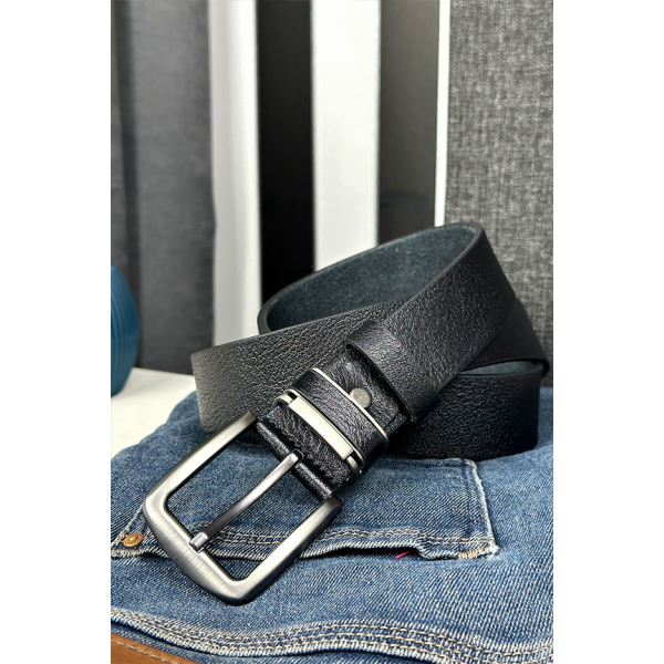 Premium Hakiki Manda Derisi İtalyan 4CM Erkek Kemer