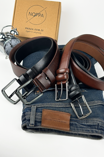 klasik ve spor kemer kombini