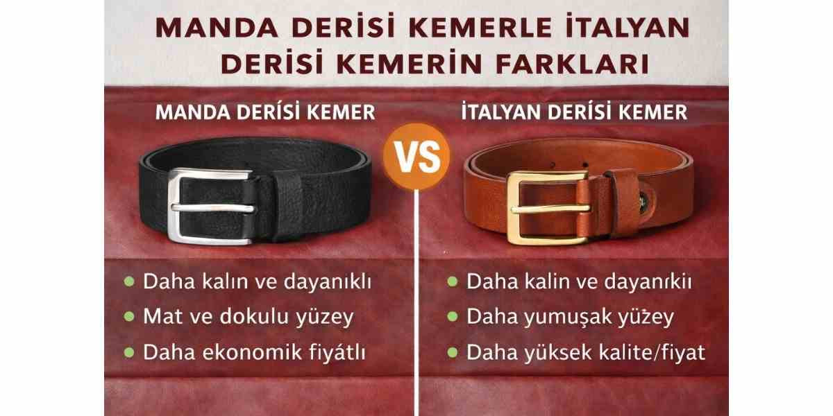 Manda Derisi Kemer ile İtalyan Kemer Farkları
